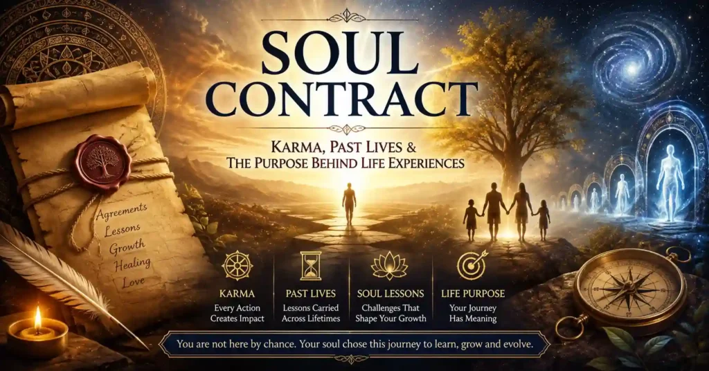 Soul contract meaning explained through karma, past lives, rebirth and life experiences in Sanatan Dharma