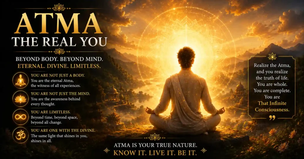 Self-realization through understanding the true nature of Atma