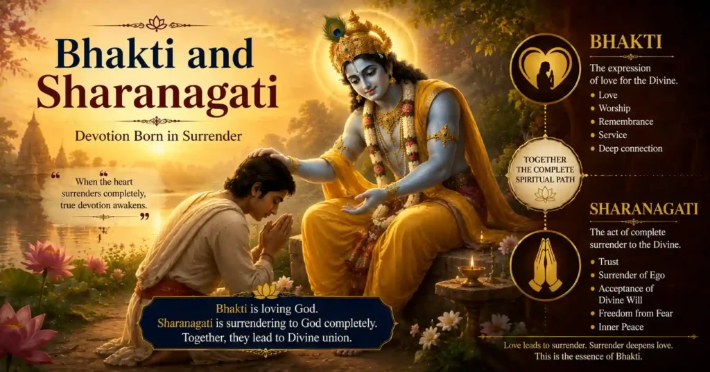 Great examples of Bhakti in Hindu traditions and scriptures