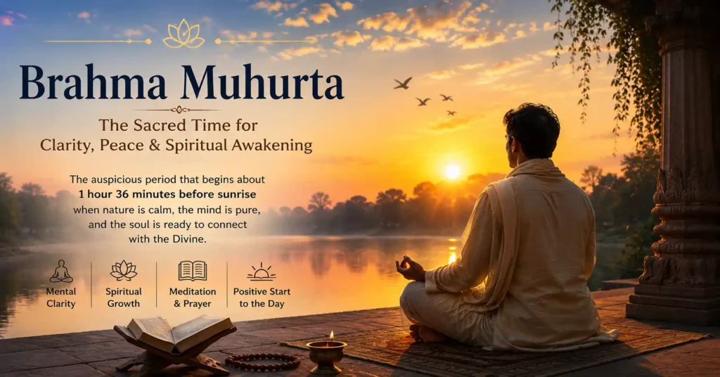 Brahma Muhurta meaning, timing and spiritual significance in Sanatan Dharma