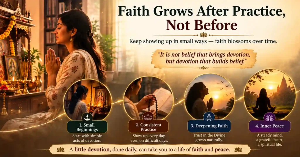 Daily devotional practices strengthening faith through regular prayer and remembrance