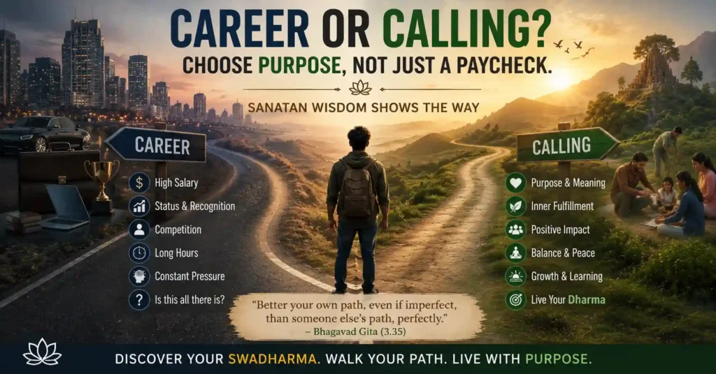 Finding life purpose and choosing between career and calling