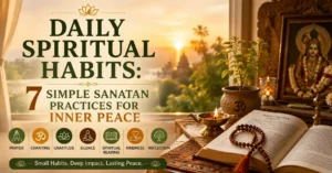 Daily Spiritual Habits: 7 Simple Sanatan Practices for Inner Peace