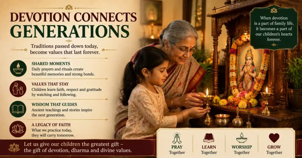 Bhagavad Gita teaching that sincere devotion matters more than elaborate offerings