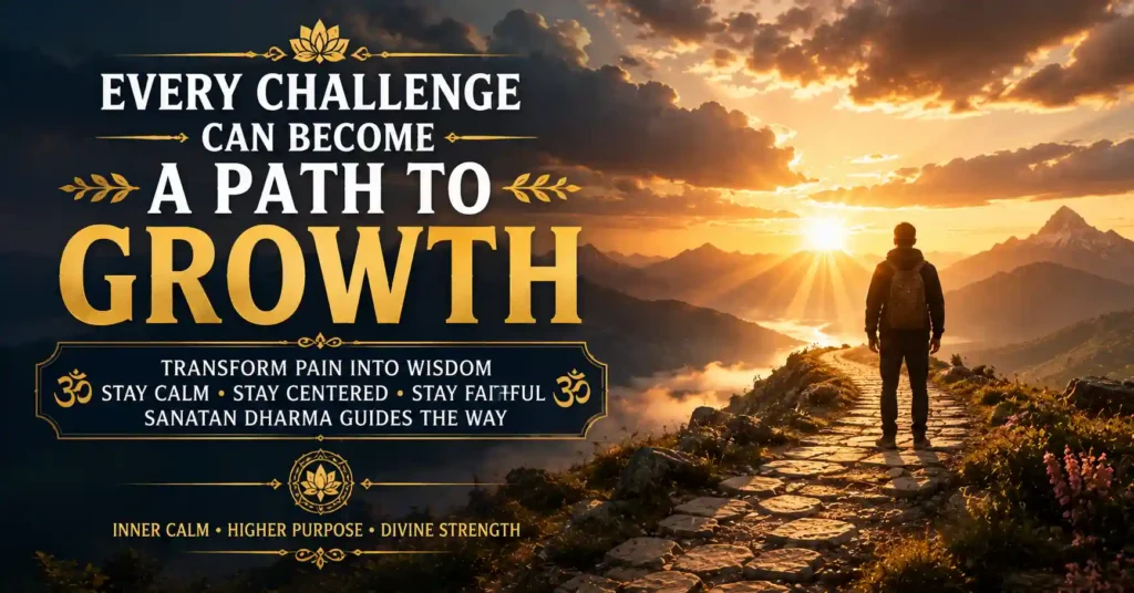 Sunrise over mountains symbolizing spiritual growth through life's challenges