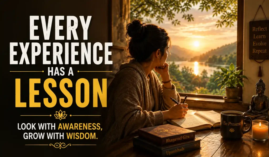 Reflecting on life experiences and discovering the hidden lessons behind recurring situations