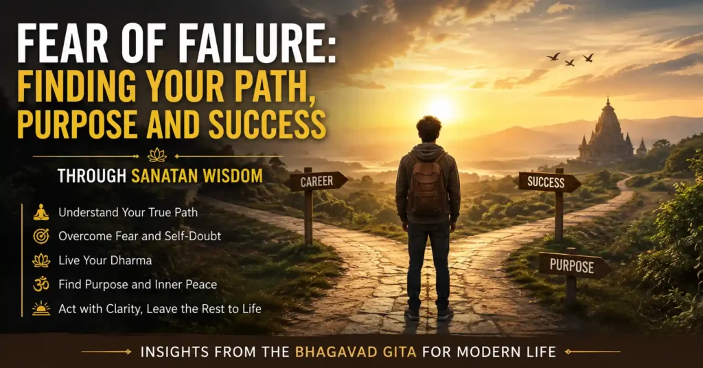 Fear of failure and finding your path, purpose and success through Sanatan wisdom