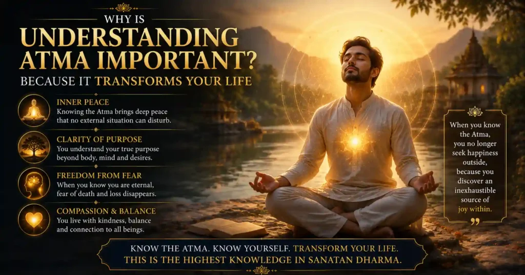 Importance of understanding Atma for self-realization and inner peace