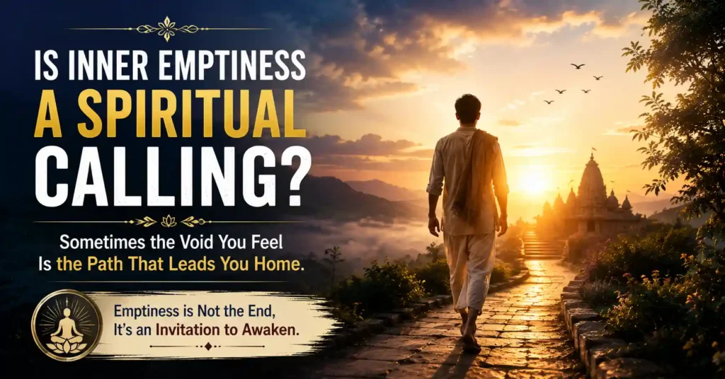 Inner emptiness as a spiritual awakening and a call toward self-discovery, growth, and deeper awareness