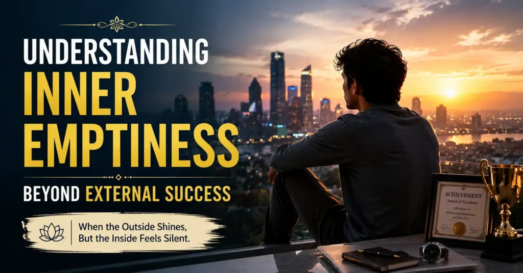 Inner emptiness beyond achievement and comfort showing why external success does not always create fulfillment