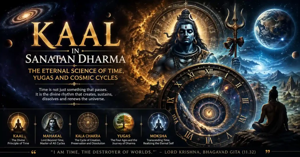 Kaal in Sanatan Dharma representing cosmic time, Yugas and Kala Chakra