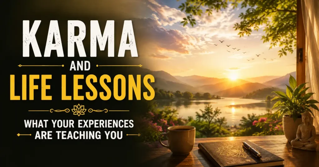 Karma and life lessons helping people understand growth, awareness and personal transformation through everyday experiences
