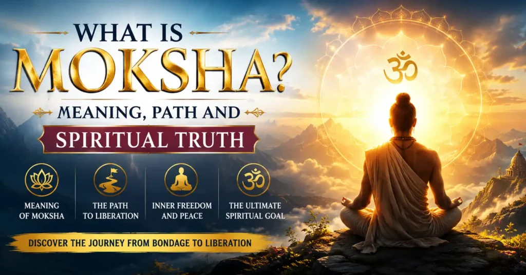 Moksha meaning and path to spiritual liberation in Sanatan Dharma
