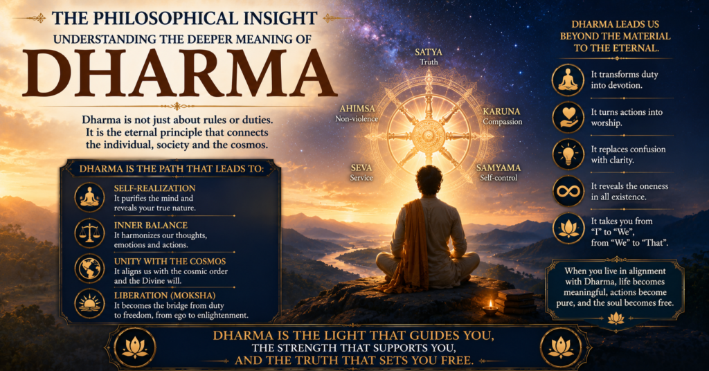 Meaning, types, importance, and scriptural understanding of Dharma in Sanatan Dharma
