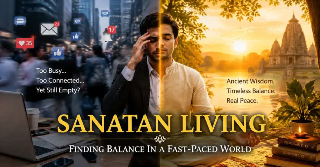 Sanatan Living helping people find balance and inner peace in a fast-paced world