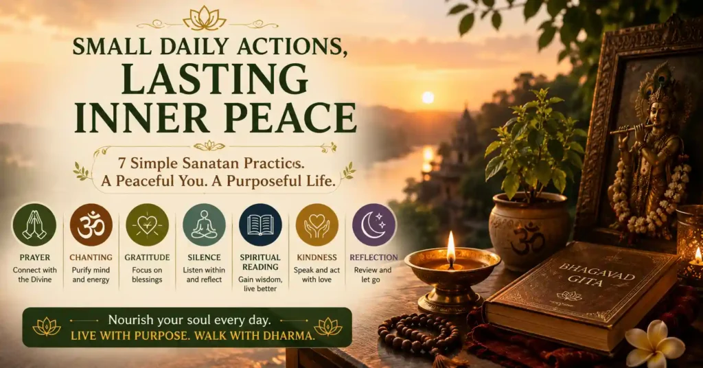 Small daily spiritual habits that lead to lasting inner peace and self-growth