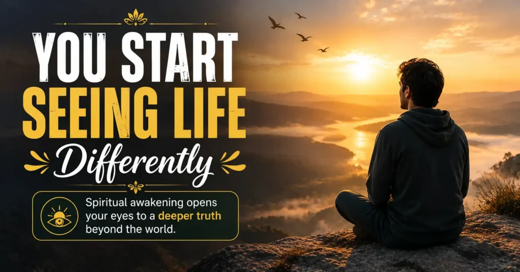 Spiritual awakening helping a seeker see life from a deeper perspective
