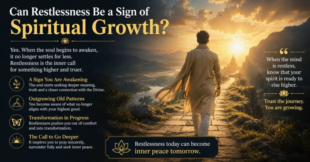 Person walking toward the light on a spiritual path, representing spiritual growth, transformation, and inner awakening through restlessness.