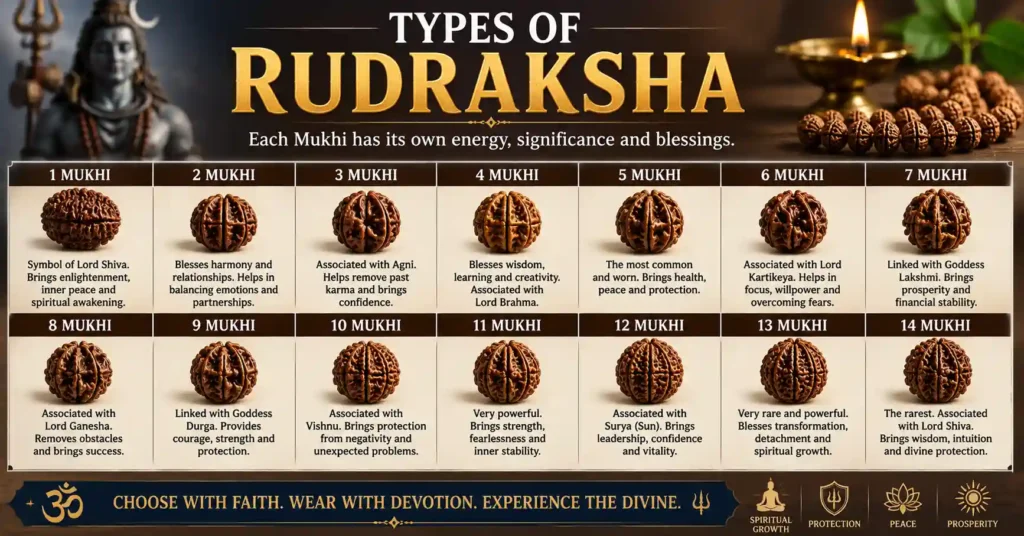 Spiritual benefits of Rudraksha for meditation and devotion
