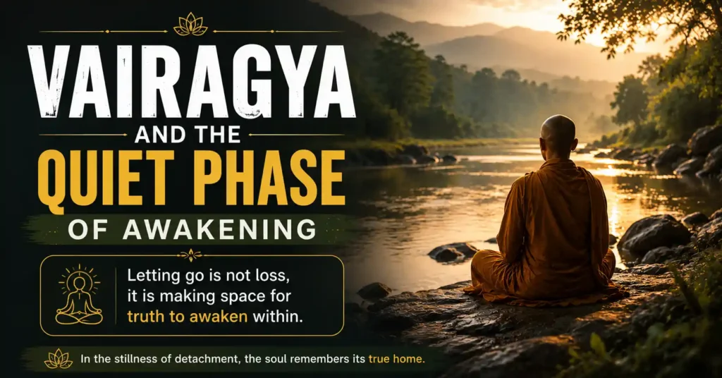Vairagya, spiritual detachment, and inner peace during the awakening journey