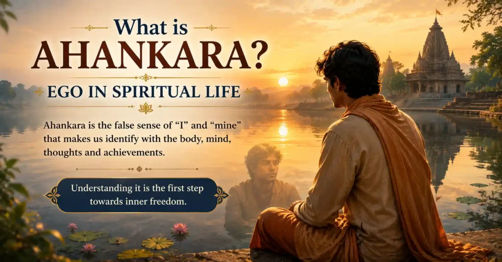 What is Ahankara? Understanding ego in spiritual life
